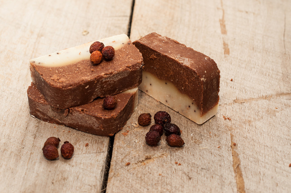 Cinnamon & Cranberry Seed handmade soap by TheWaterfordGirl
