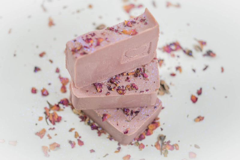 Cherry Chiffon and Vanilla Lace soap