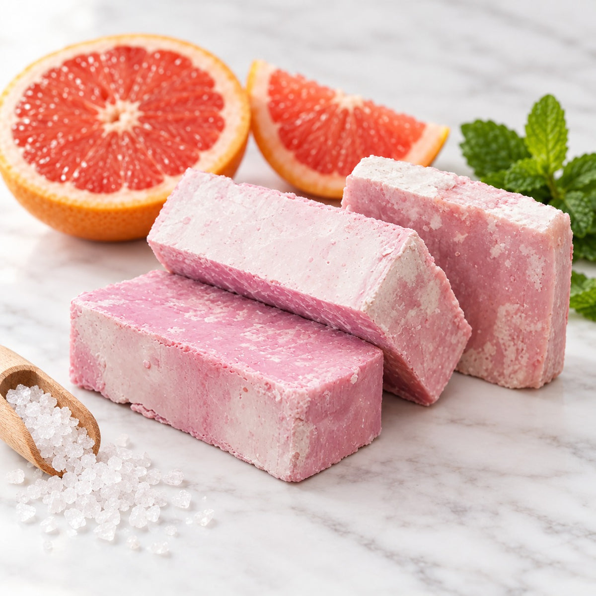 Grapefruit & Dead Sea Salt Scrub Bar