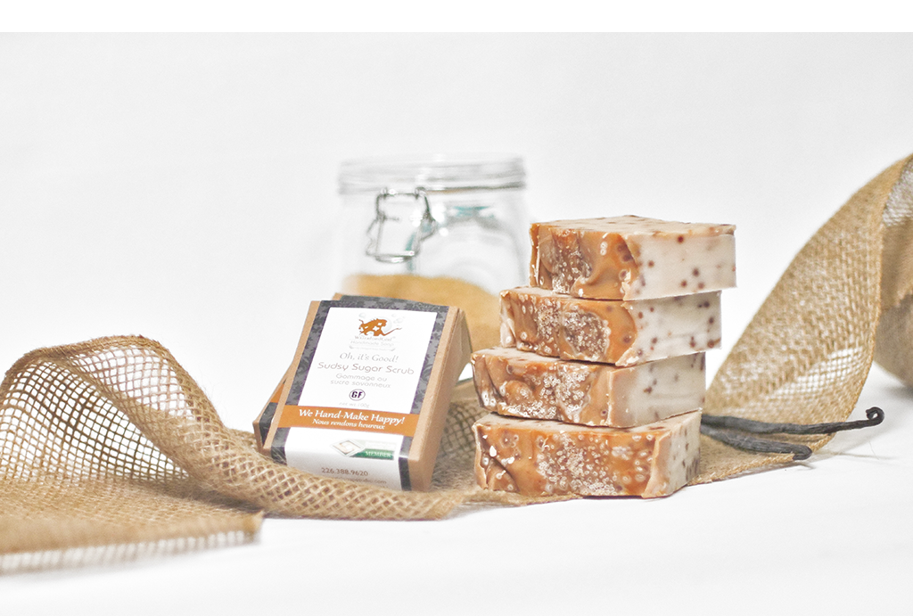 Oh it’s Good! Sudsy Sugar Scrub handmade soap by TheWaterfordGirl