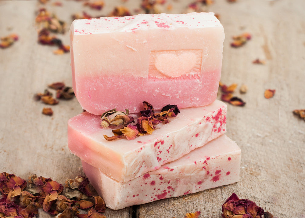 Rose Petal handmade soap by TheWaterfordGirl